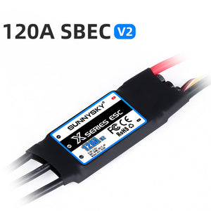 SUNNYSKY X Series Brushless ESC X120A 2-6S with 5.6V/7.4V 8A SBEC V2